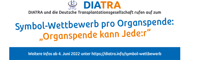 Symbol-Wettbewerb „Organspende kann Jede:r“ der Deutschen Transplantationsgesellschaft und des gemeinnützigen DIATRA-Verlags